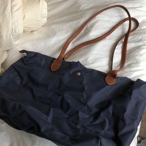 Longchamp Navy Blue tote
